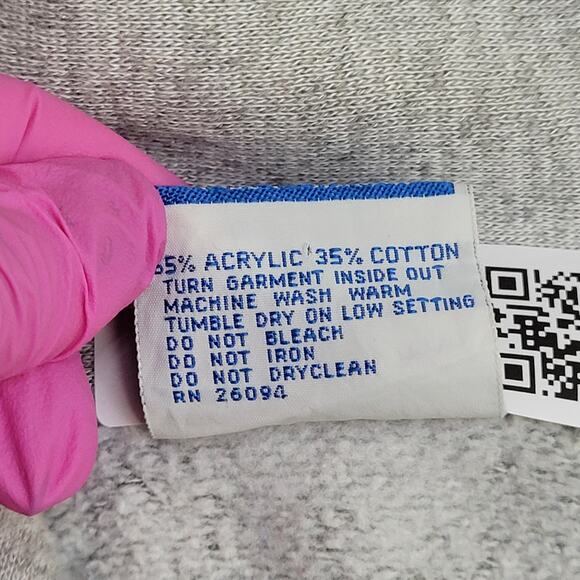 Vintage Notre-Dame Zip Sweatshirt Womens XL 24x26 Baggy - Picture 7 of 14